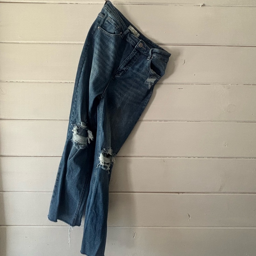 Risen Distressed Blue Jeans 15